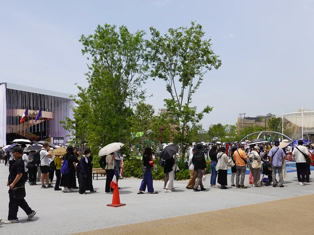 長い列